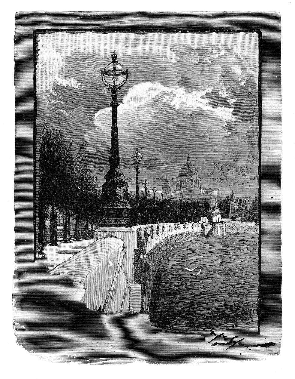 Victoria Embankment, Lontoo tekijältä Unbekannt