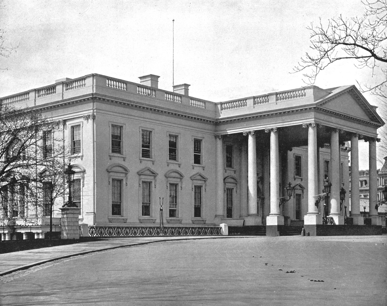 Valkoinen talo, Washington DC, USA, 1900. tekijältä Unbekannt