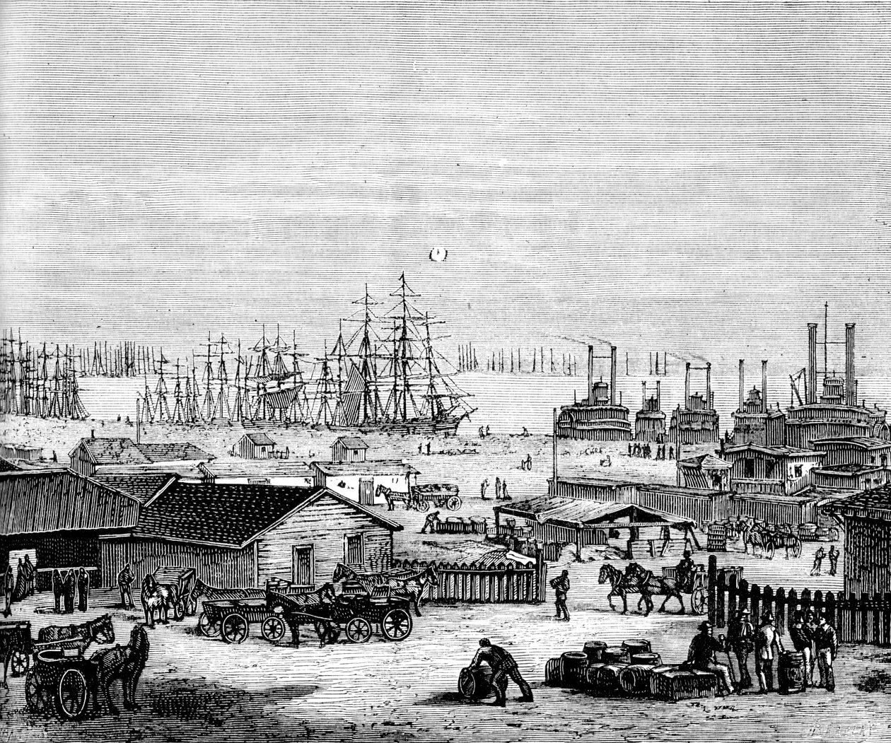 Mississippin rannat, 1860-luku c1880 tekijältä Unbekannt