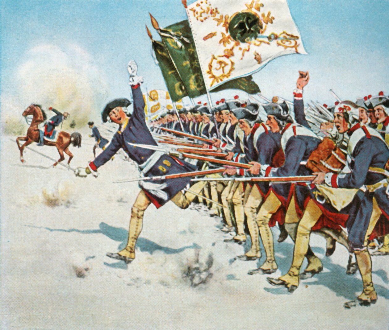 Mollwitzin taistelu, 11. huhtikuuta 1741, 1936. tekijältä Unbekannt