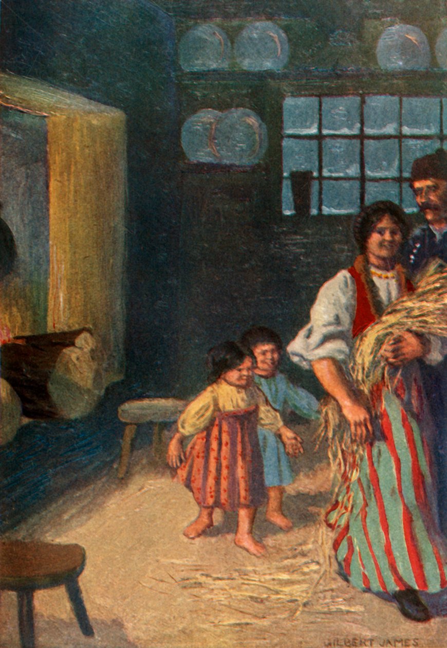 "Lapset seuraavat häntä iloisesti", 1917. tekijältä Unbekannt