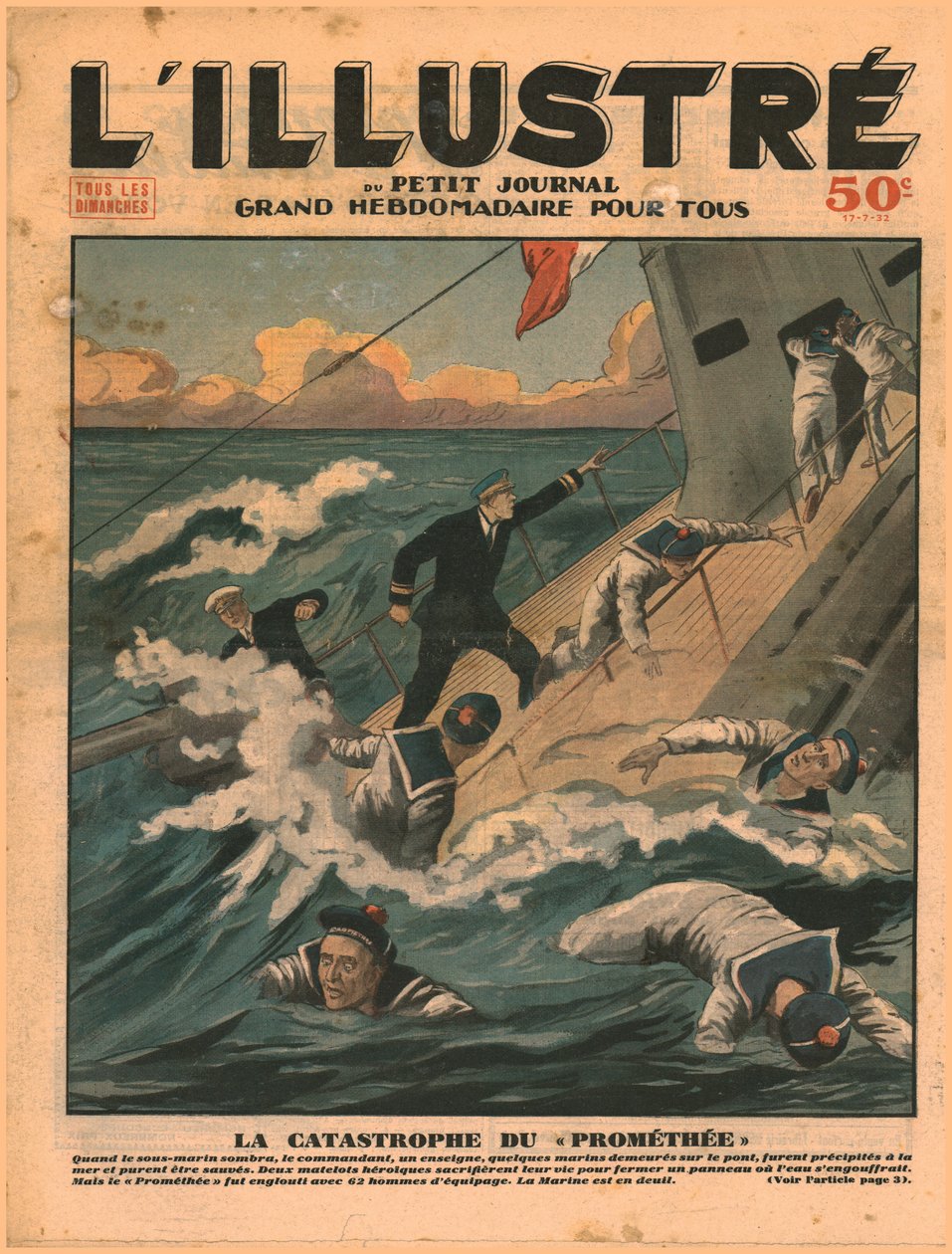 Prométhéen katastrofi, 1932. tekijältä Unbekannt