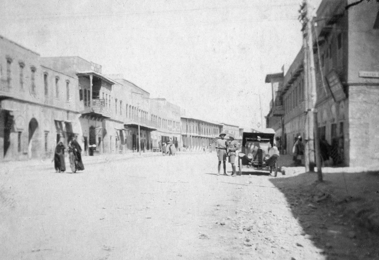 Mosulin pääkatu, Irak, 1910-luku tekijältä Unbekannt