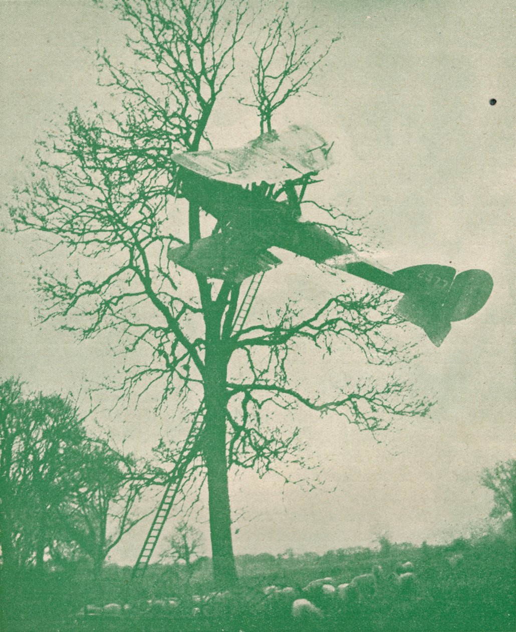 Yölentämisen riskit, c1918 1919 tekijältä Unbekannt