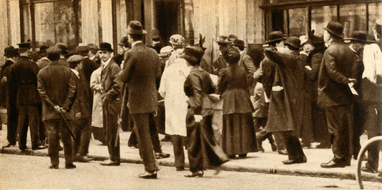Lusitanian uppoaminen, toukokuu 1915, 1933. tekijältä Unbekannt