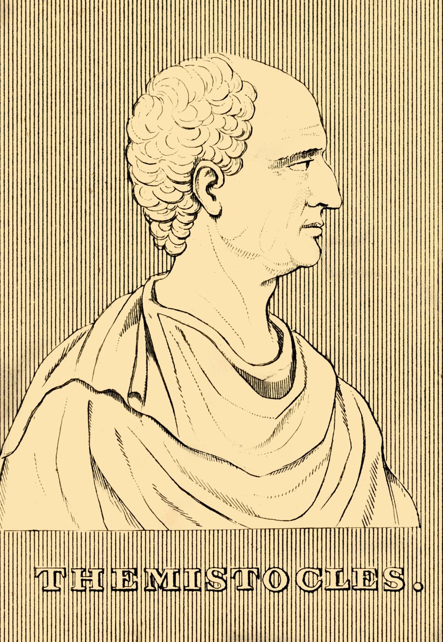 Themistokles, n. 524-459 eKr., 1830. tekijältä Unbekannt