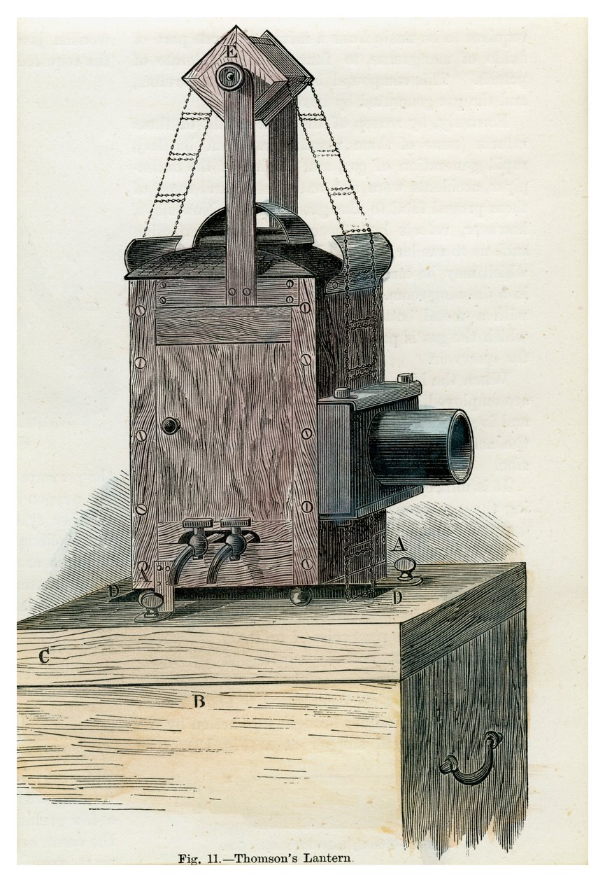 Thomsonin lyhty, 1800-luku tekijältä Unbekannt