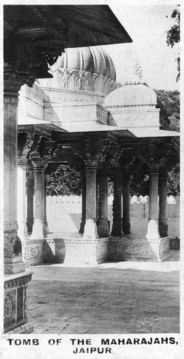 Maharajahien hauta, Jaipur, Rajasthan, Intia, 1925 tekijältä Unbekannt