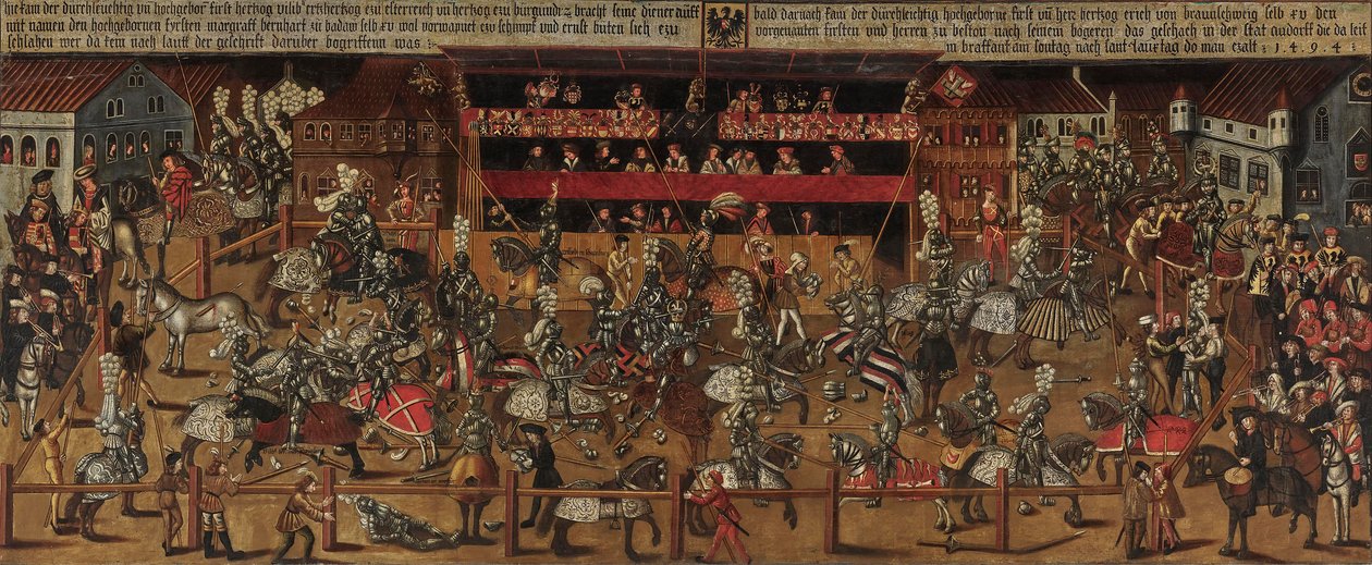 Turnaus Antwerpenissä, 1498. tekijältä Unbekannt