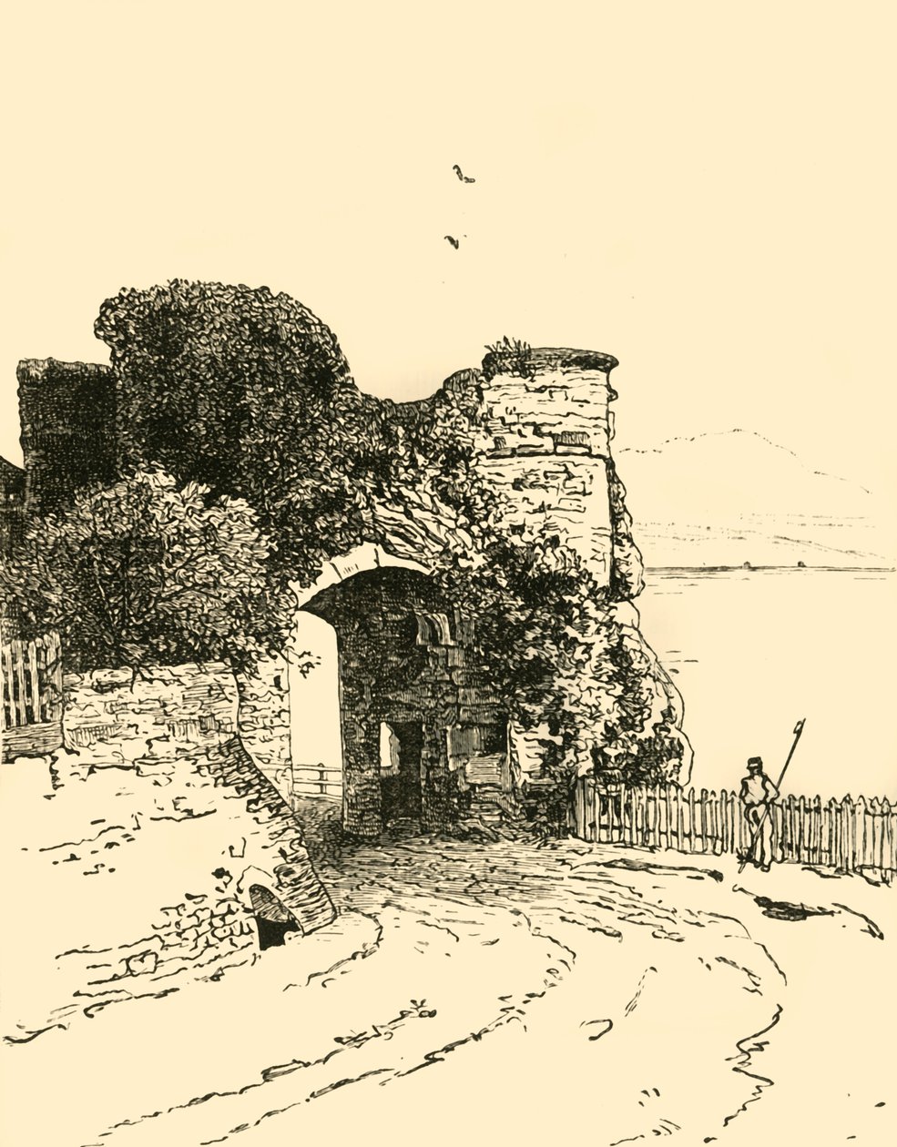 Town Gate, Winchelsea, 1898. tekijältä Unbekannt