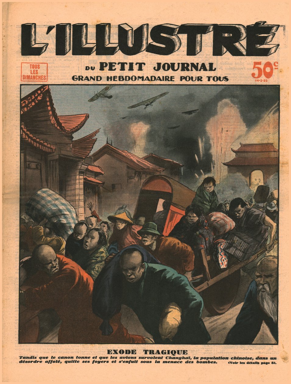 Traaginen maastamuutto, 1932. tekijältä Unbekannt