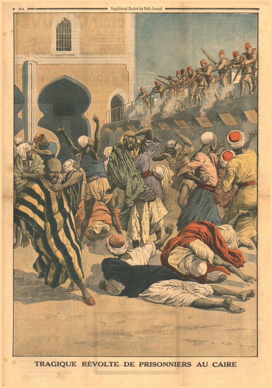 Vankien traaginen kapina Kairossa, 1914. tekijältä Unbekannt