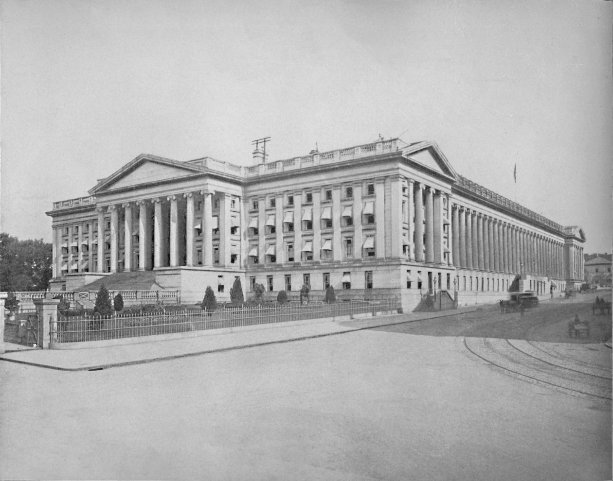 Treasury Building, Washington, D.C., n. 1897. tekijältä Unbekannt