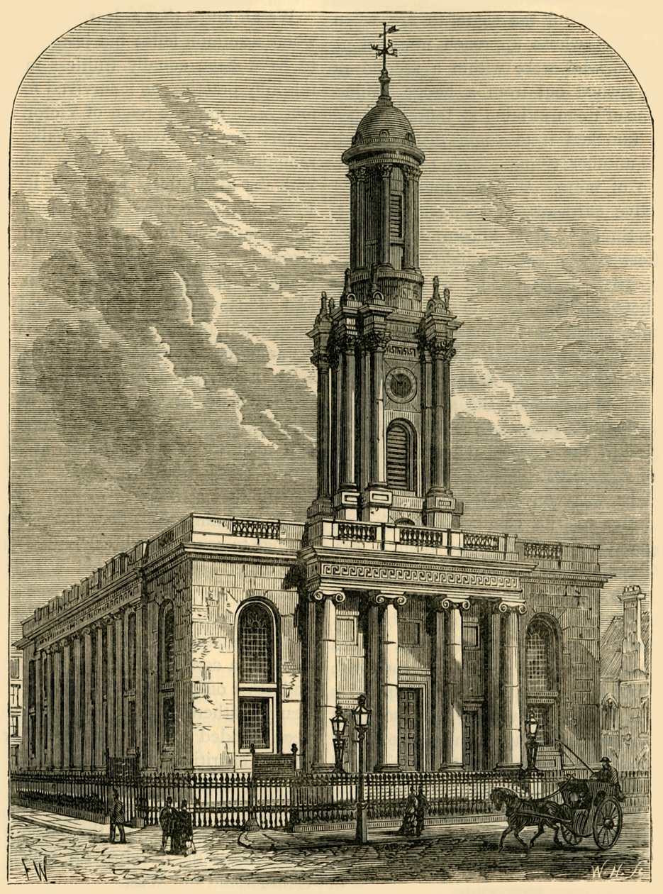 Trinity Church, Albany Street, c1876. tekijältä Unbekannt