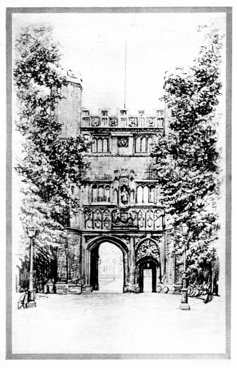 Trinity College, Cambridge, 1900-luvun alku tekijältä Unbekannt