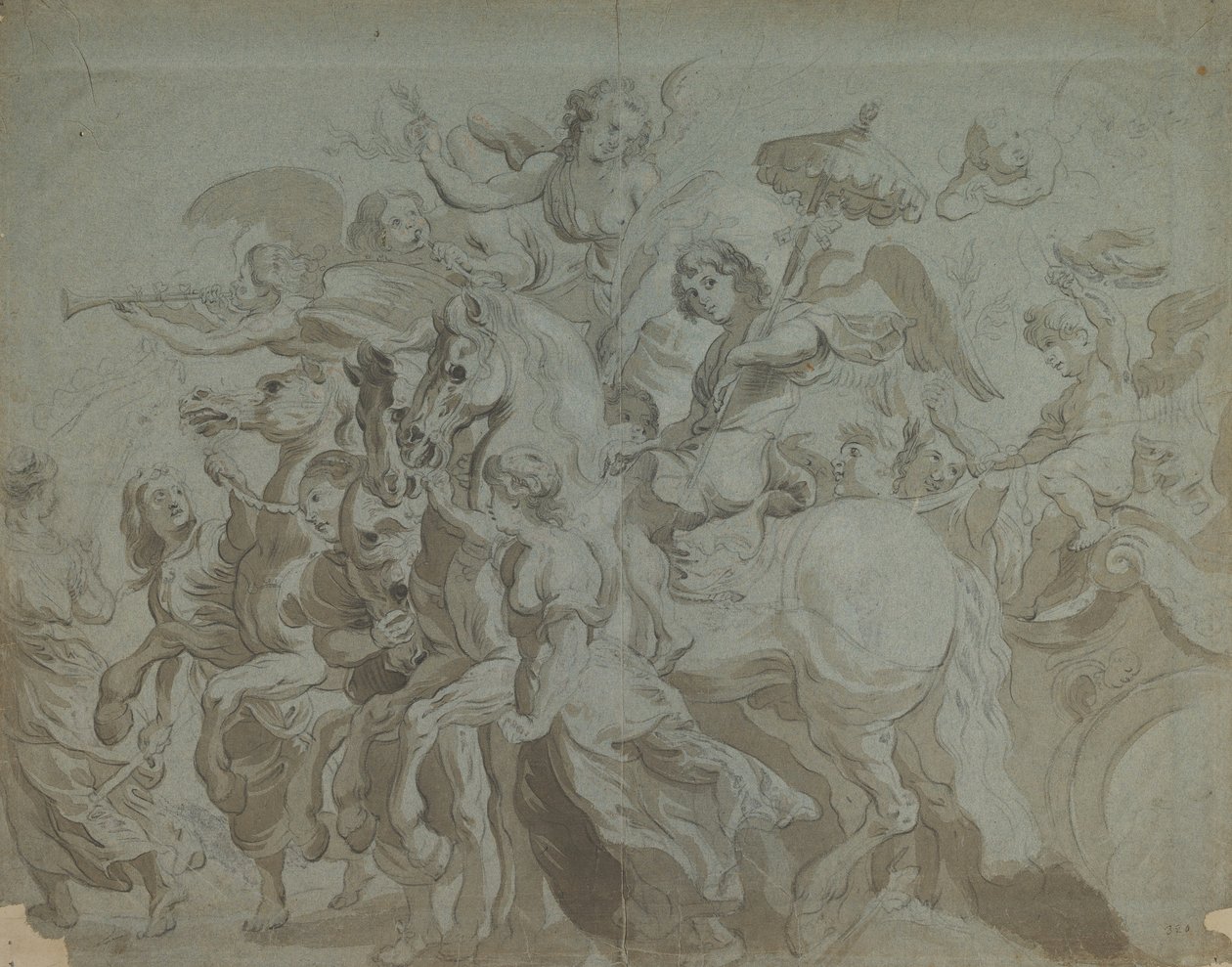 Eukaristian voitto, 1600-luvun puoliväli. tekijältä Unbekannt