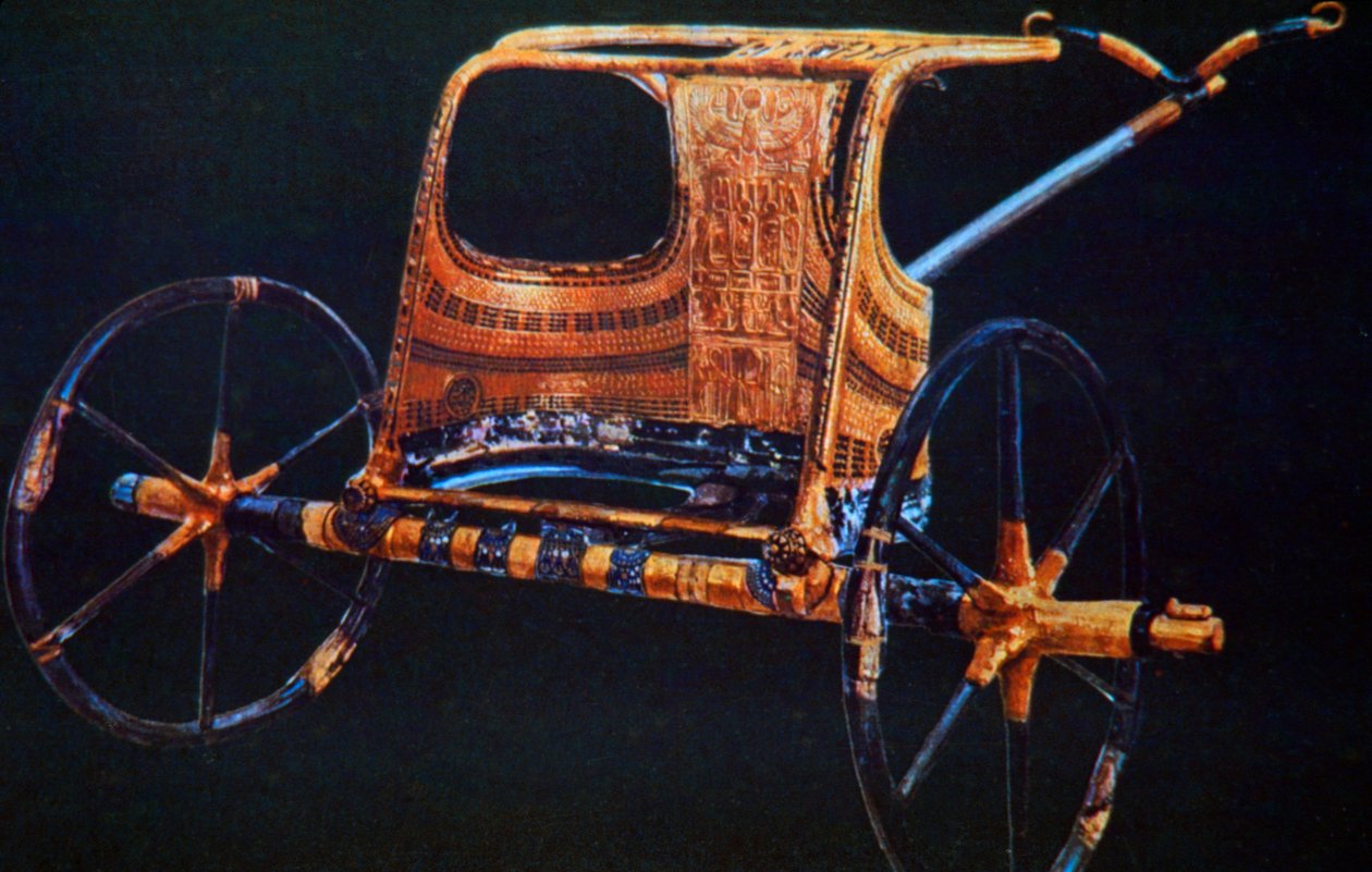Tutankhamonin hautavaunut, 1300-luvulla eKr tekijältä Unbekannt