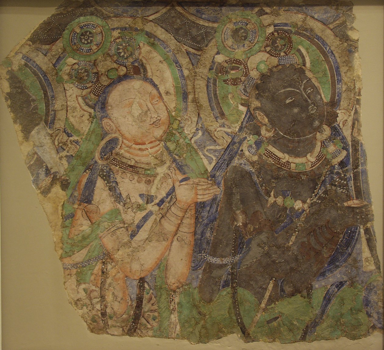 Kaksi ihailevaa bodhisattvaa 4.-6. vuosisadalta. tekijältä Unbekannt
