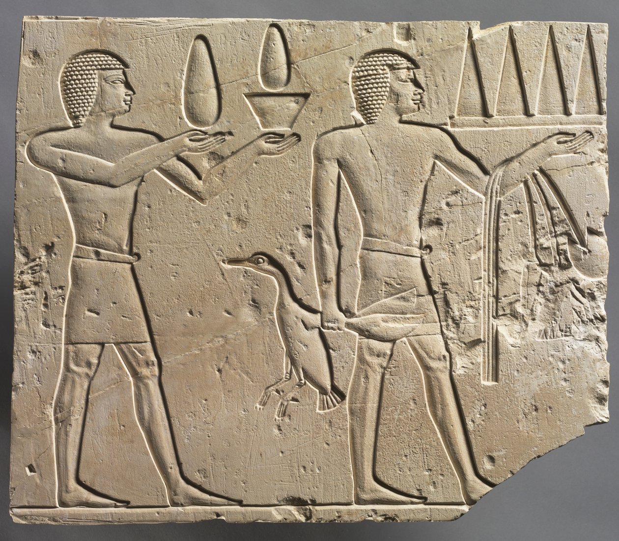 Kaksi uhrinantajaa, c. 667-647 eaa. tekijältä Unbekannt