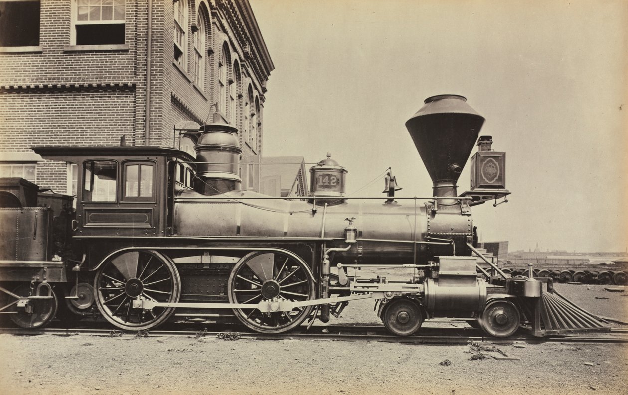 Nimetön Pennsylvania Railroad Engine, c. 1868. tekijältä Unbekannt
