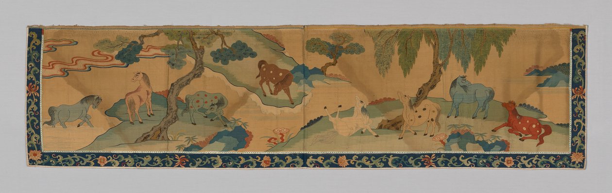 Valance, Kiina, Qing-dynastia 1644-1911, 17901820. tekijältä Unbekannt