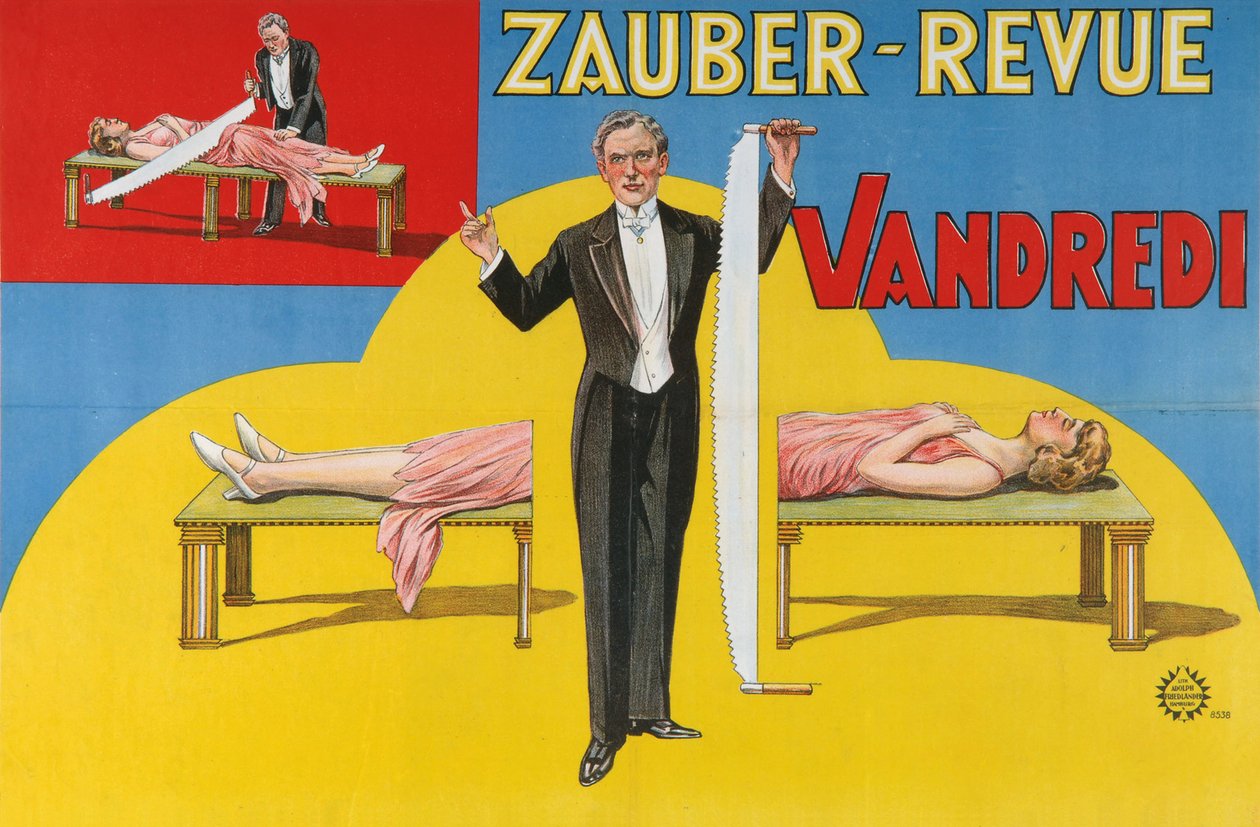 Friday Magic Revue -juliste, 1923 tekijältä Unbekannt