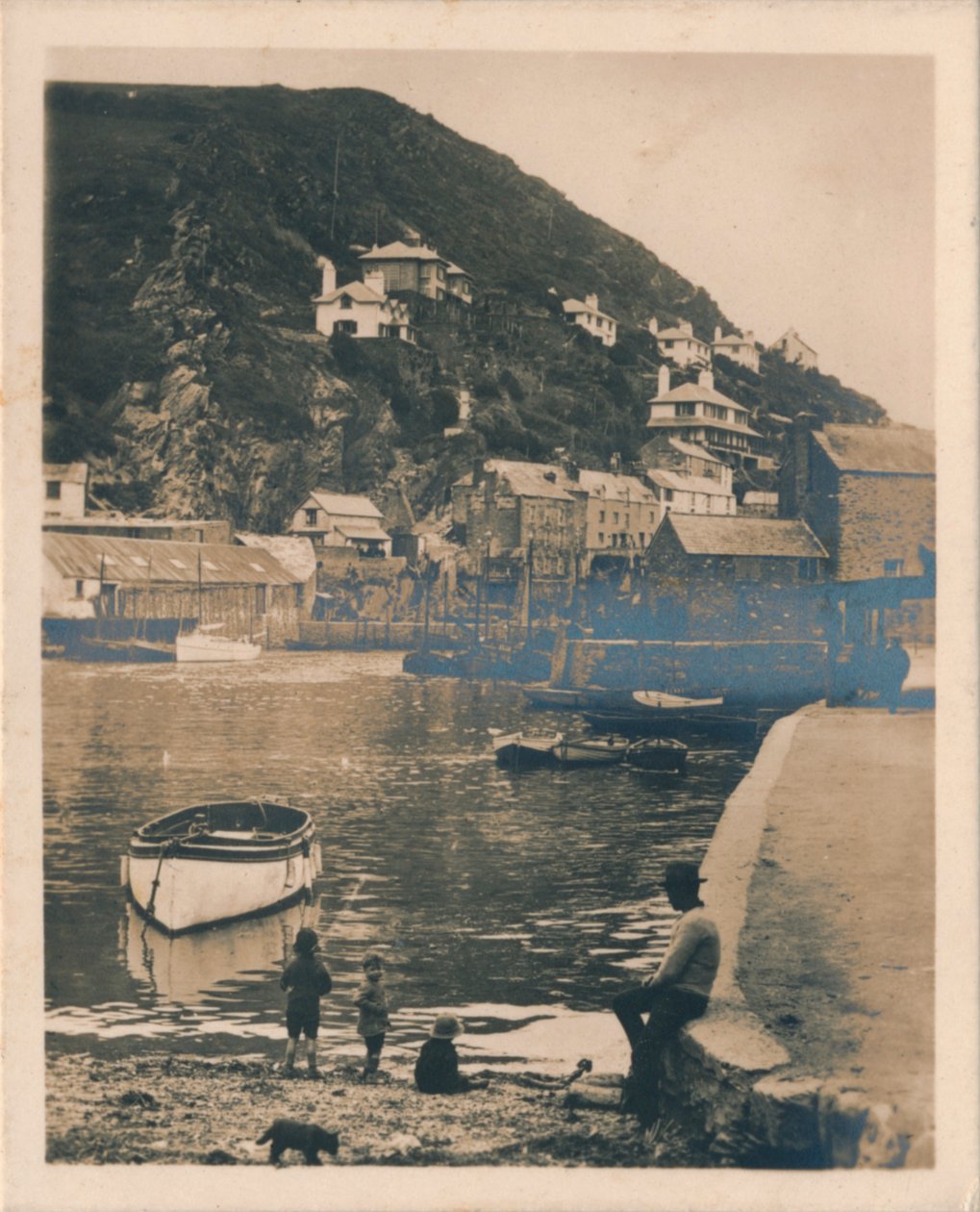 Näkymä satamasta - Polperro, 1927 tekijältä Unbekannt