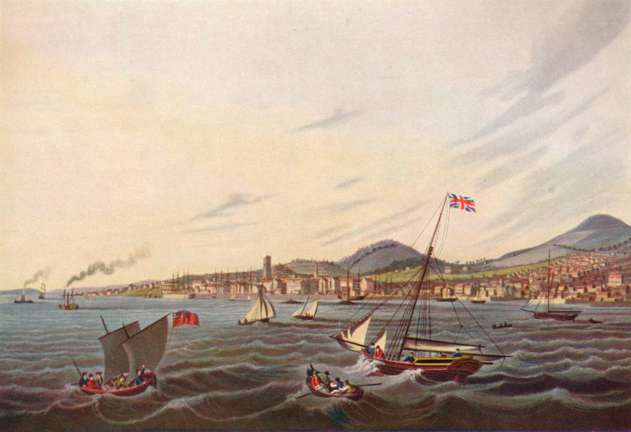 Näkymä Dundeelle, 1824 tekijältä Unbekannt