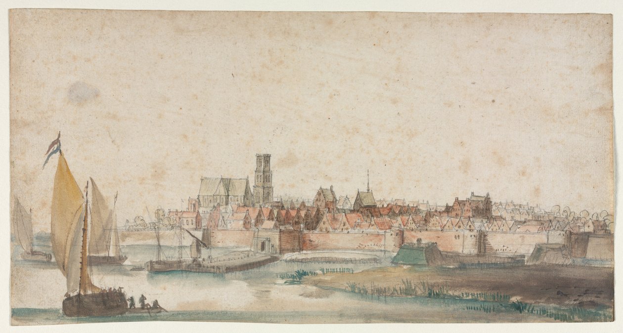 Näkymä St. Geertruidenbergille, 1600-luku. tekijältä Unbekannt
