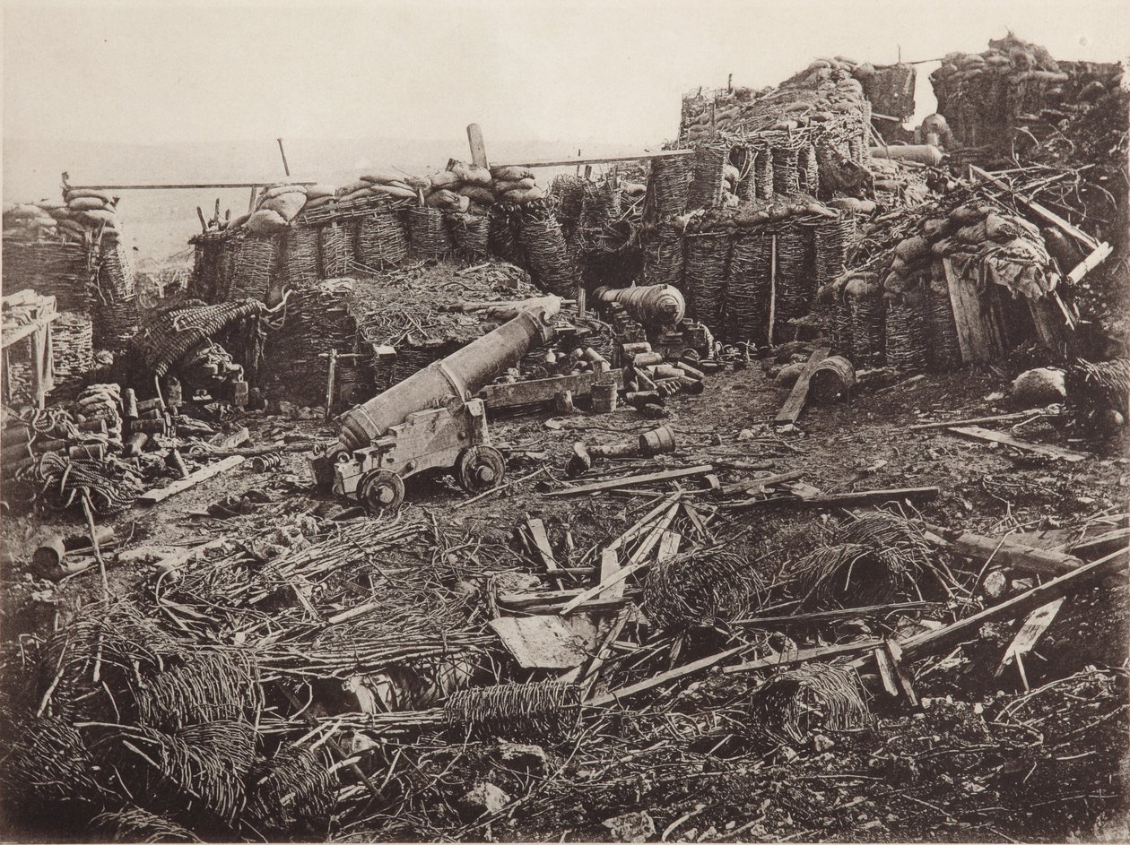 Näkymä Sevastopolin 3. bastionille, 1856 tekijältä Unbekannt