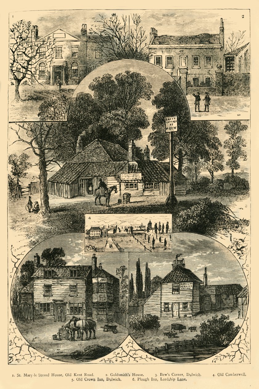 Näkymiä Camberwellissä ja Dulwichissa, 1878. tekijältä Unbekannt