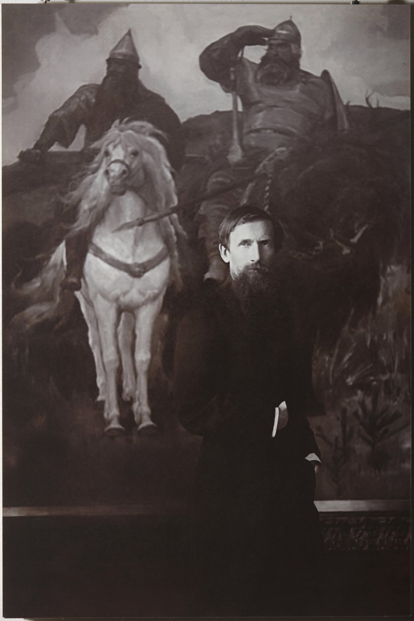 Viktor Vasnetsov ennen maalaustaan ​​Bogatyrs tekijältä Unbekannt
