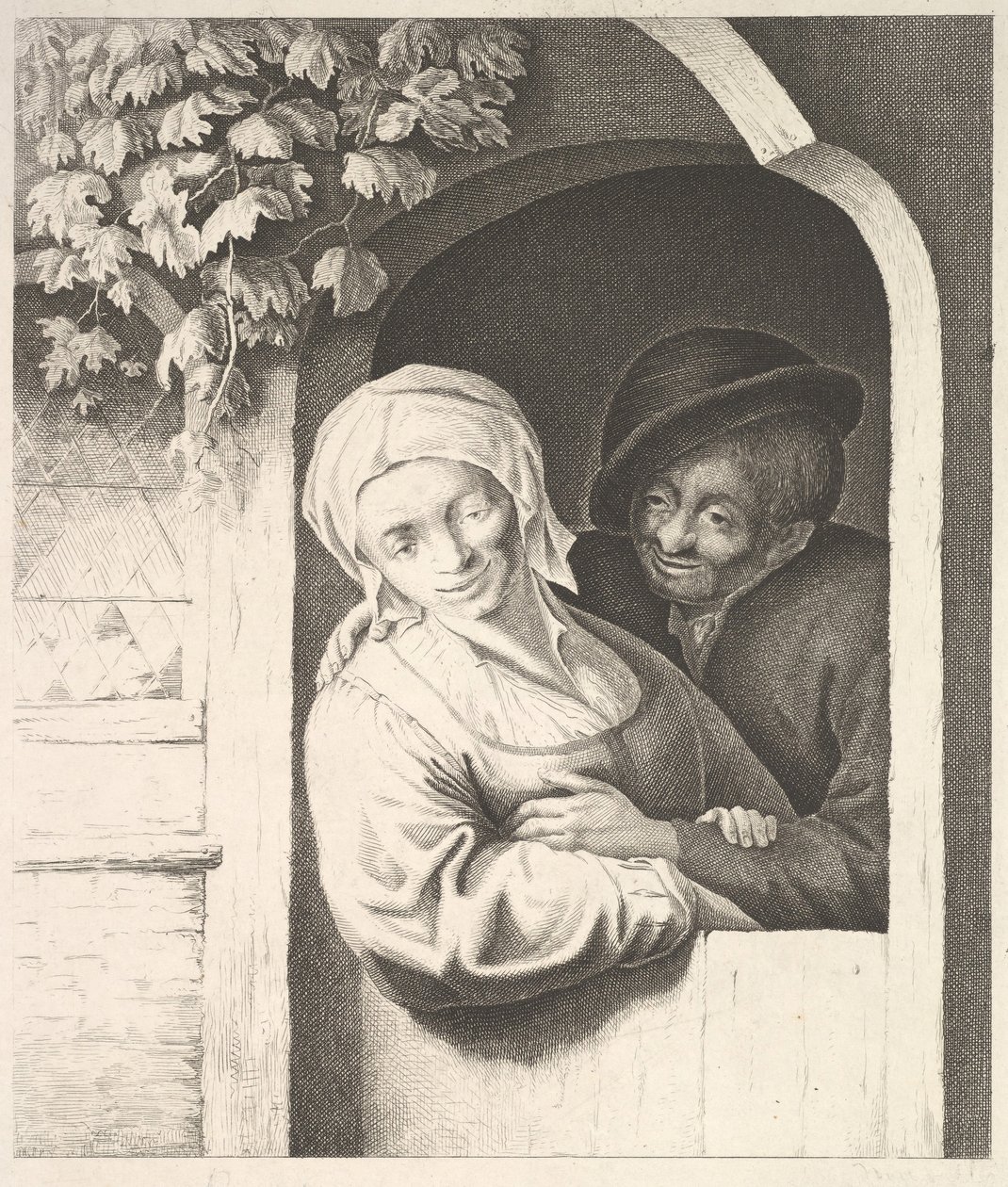 Kylätyttö, 1610-85. tekijältä Unbekannt