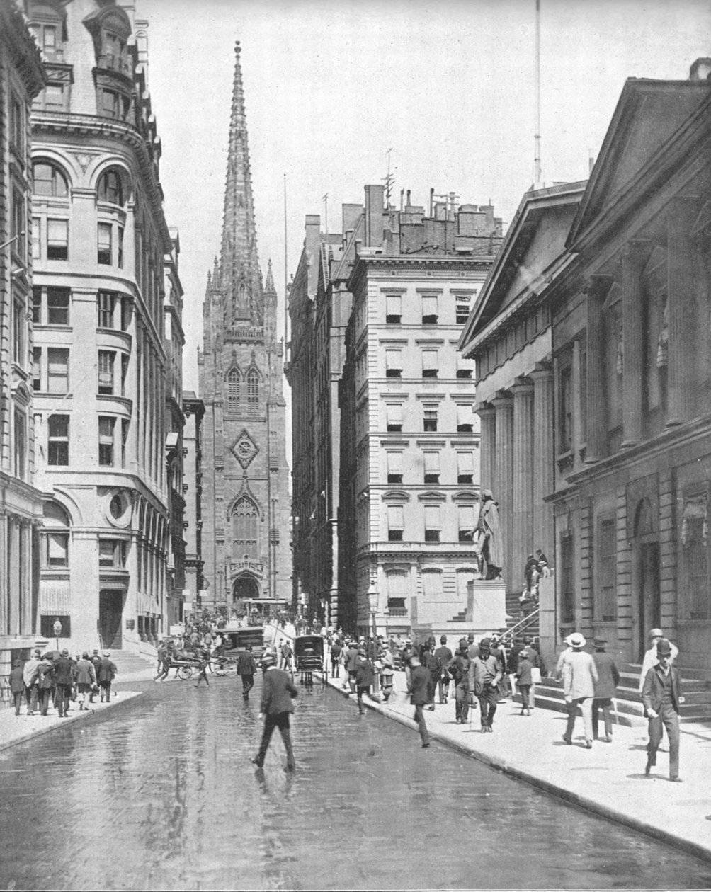 Wall Street, New York, USA, c1900. tekijältä Unbekannt