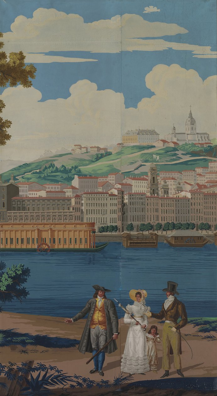 Tapettipaneeli, Ranska, 1800-luvun alku. tekijältä Unbekannt
