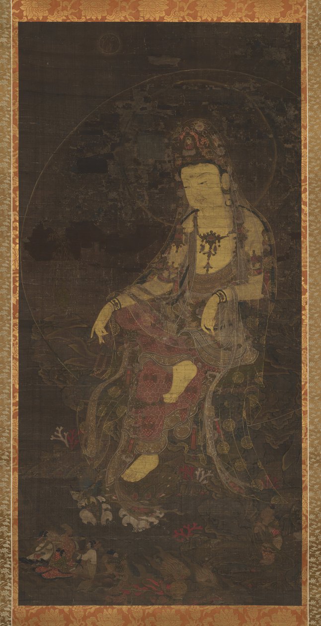 Vesikuu Avalokiteshvara, 1300-luvun ensimmäinen puolisko. tekijältä Unbekannt