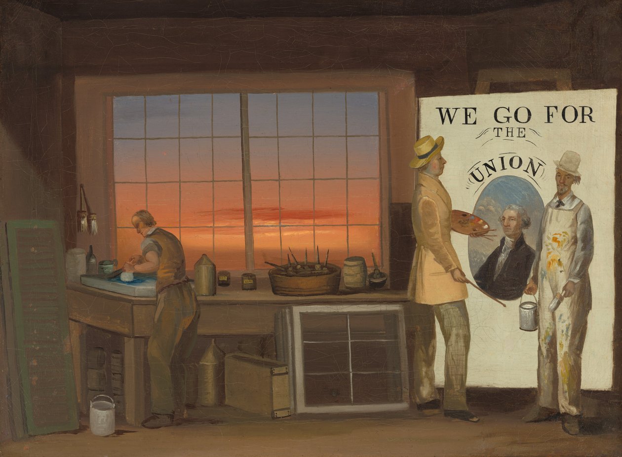 Menemme unionin puolesta, c. 18401850. tekijältä Unbekannt