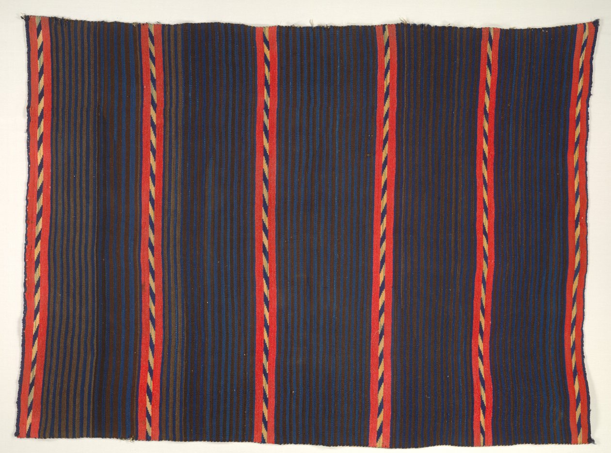 Moki Moqui Stripes -peitto yllään, 1865-1875. tekijältä Unbekannt