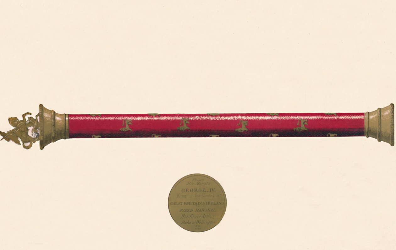 Wellingtons Field Marsalkka Baton, 1800-luku tekijältä Unbekannt