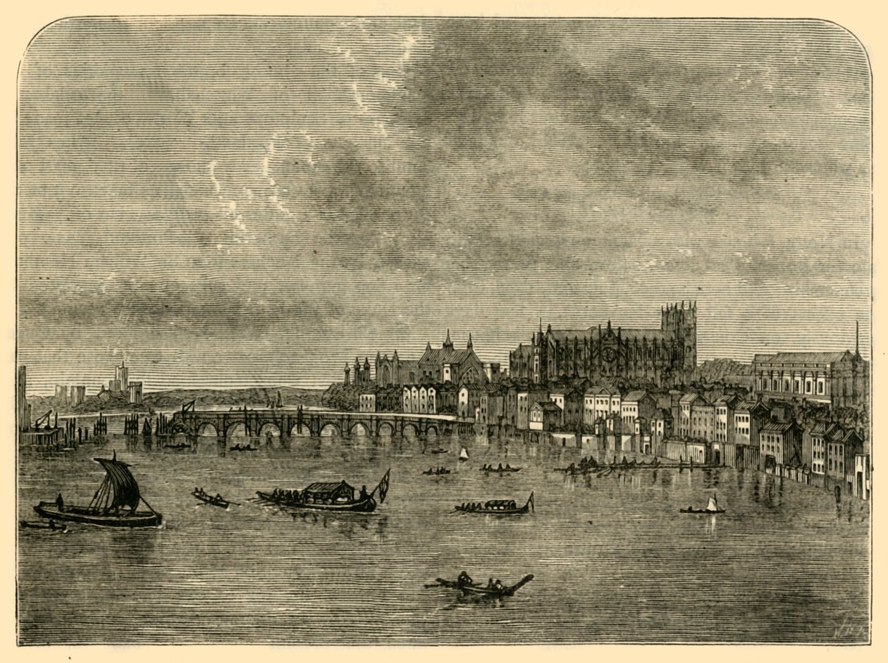 Westminster Bridge, 1881. tekijältä Unbekannt