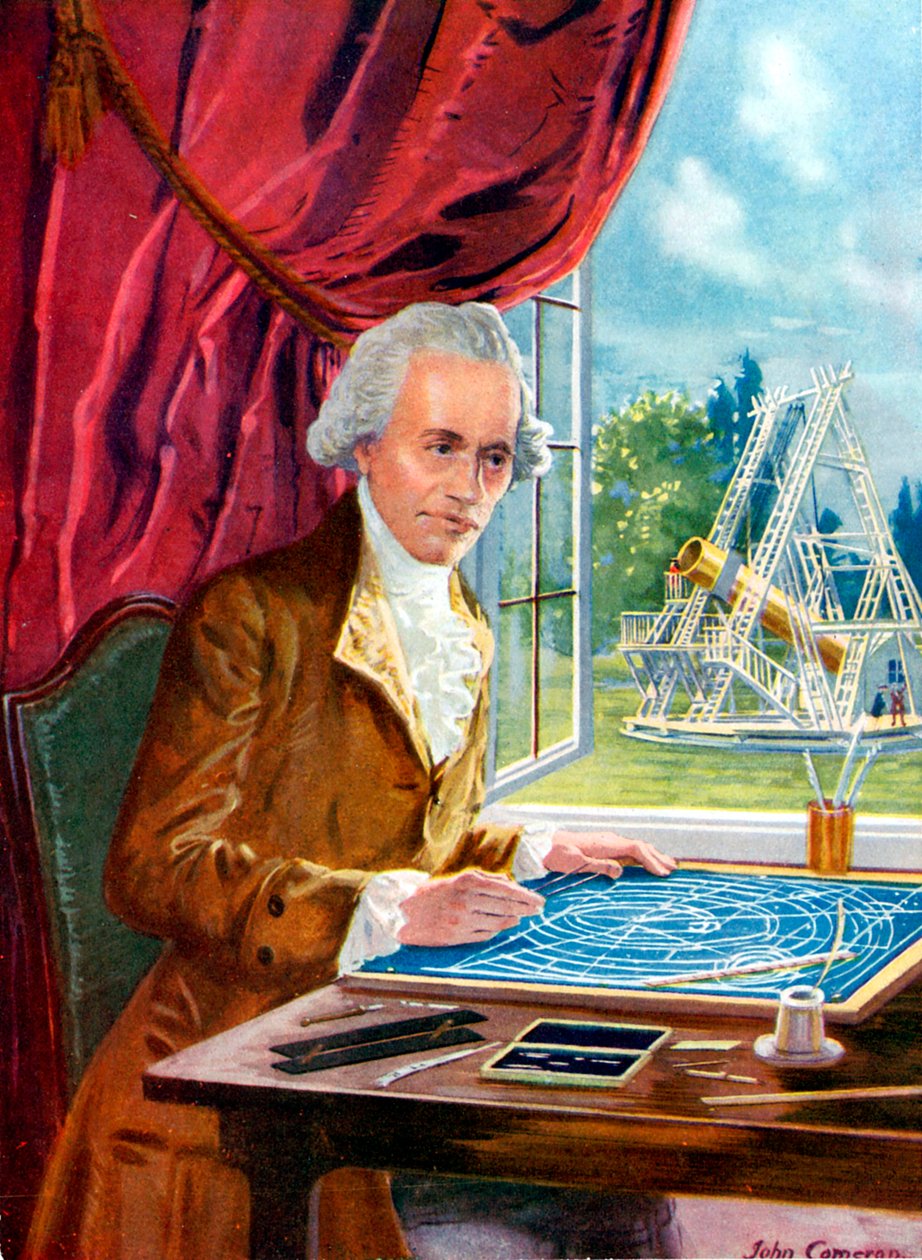 William Herschel 1738-1822 saksalaissyntyinen englantilainen tähtitieteilijä tekijältä Unbekannt