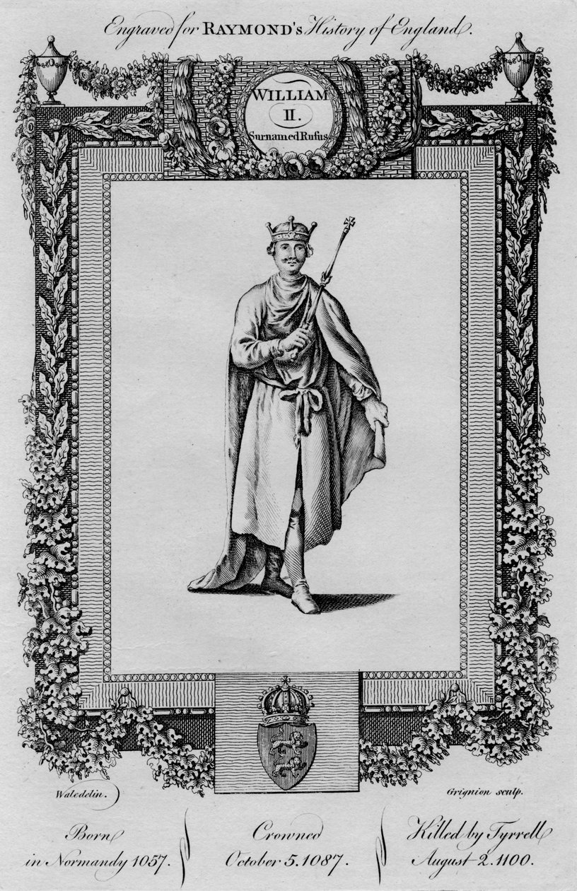 William II. Sukunimi Rufus, s. 1787 tekijältä Unbekannt