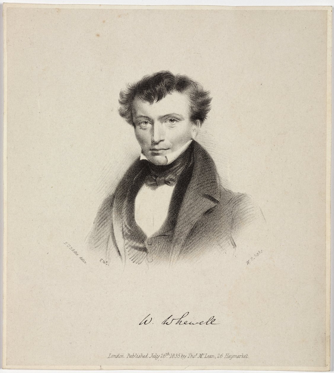 William Whewell, englantilainen polymaatti, n. 1820-luku tekijältä Unbekannt