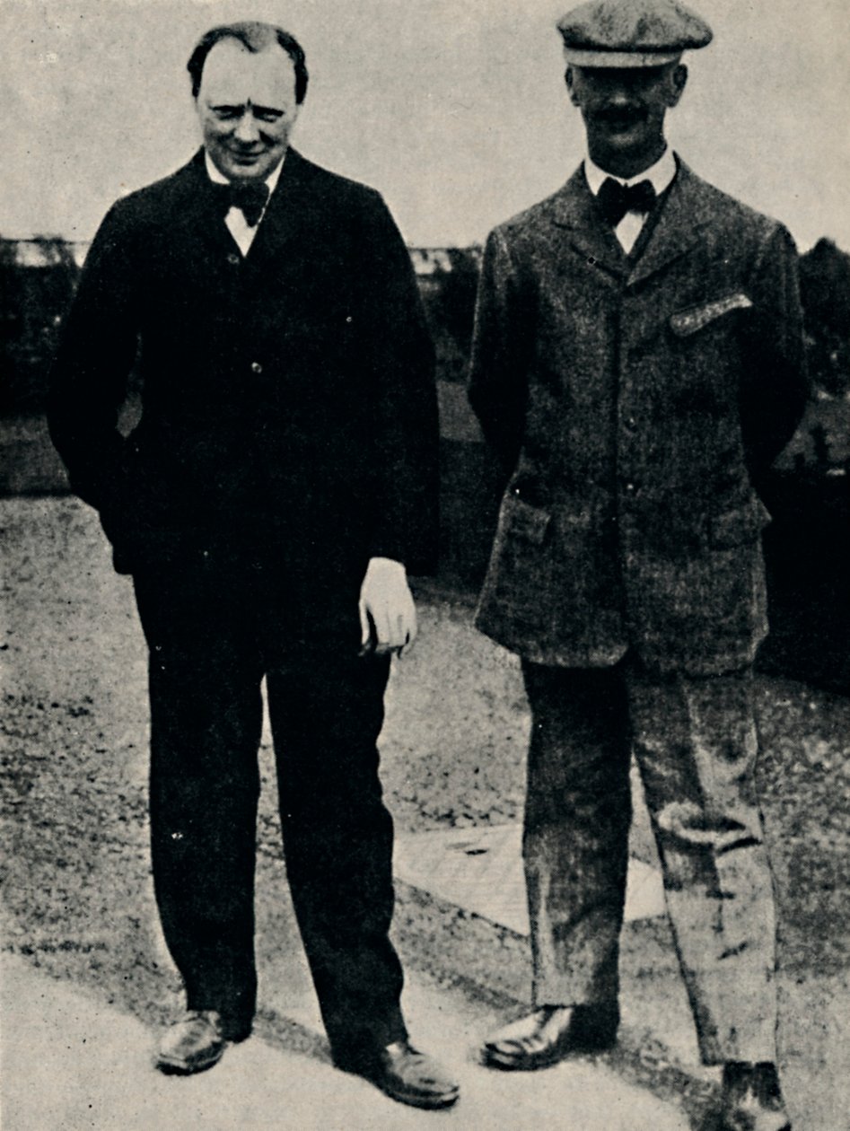Winston Churchill ja George Lambert, 1912, 1945. tekijältä Unbekannt