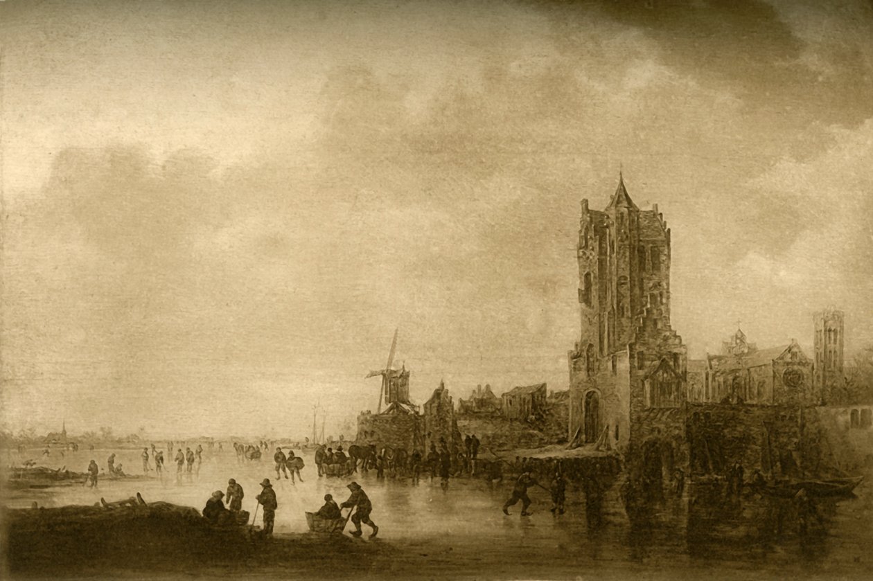 Talvi jäällä, 1645, 1908. tekijältä Unbekannt