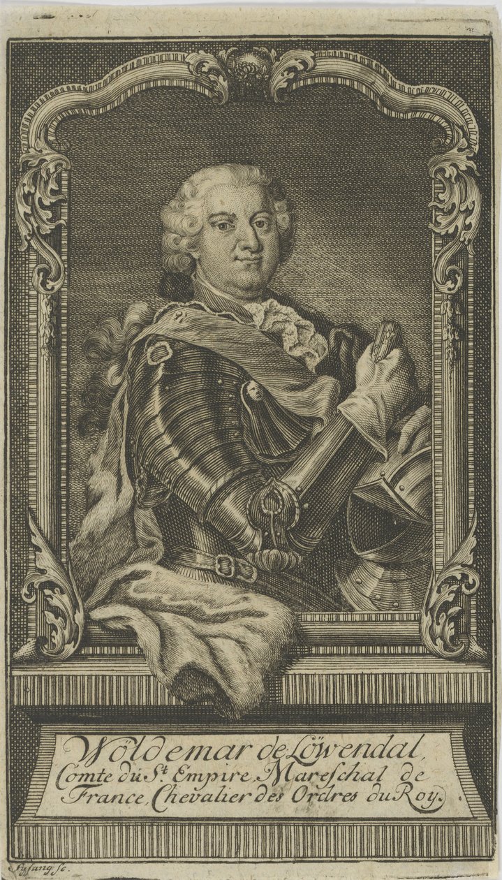 Woldemar Freiherr von Löwendal 1660-1740, ennen vuotta 1748. tekijältä Unbekannt