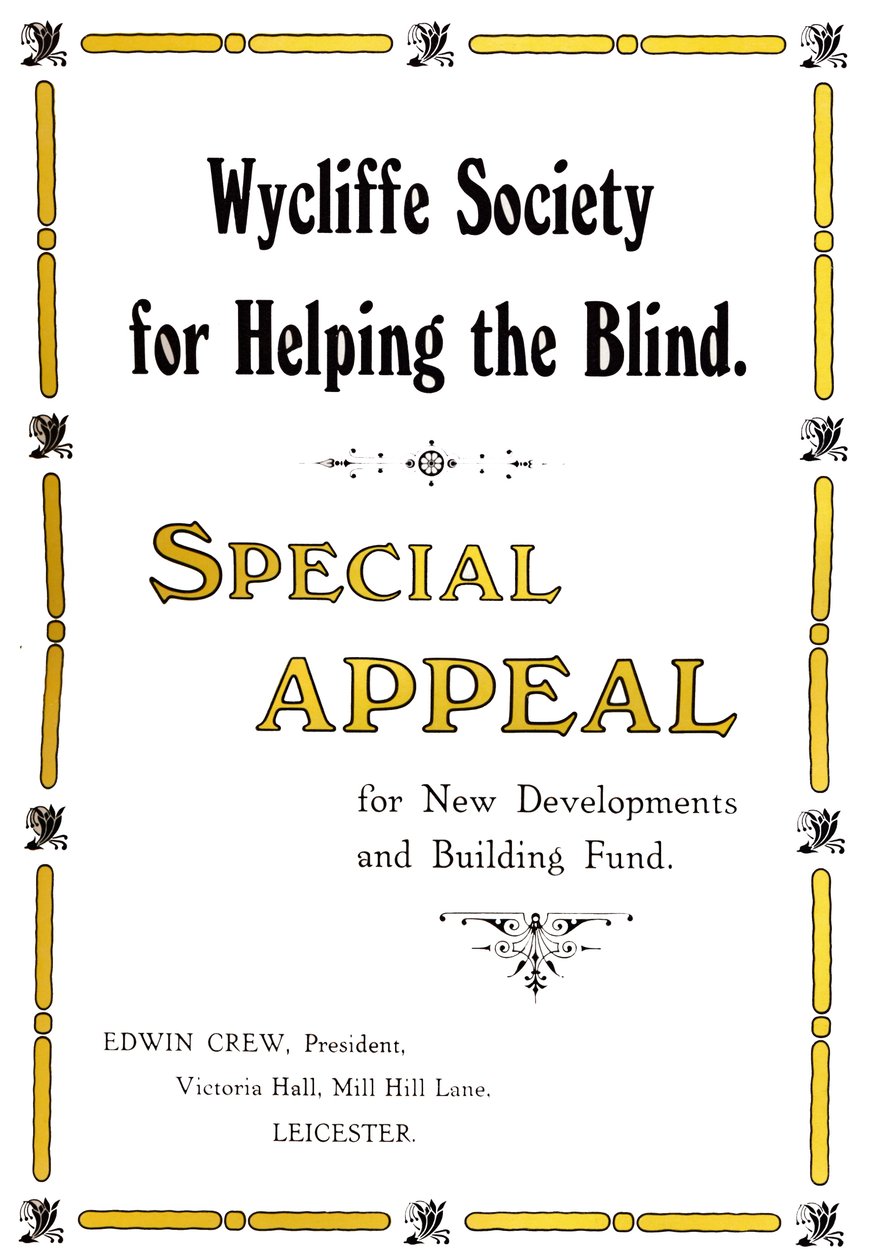 Wycliffe Society for Helping the Blind, 1919 tekijältä Unbekannt
