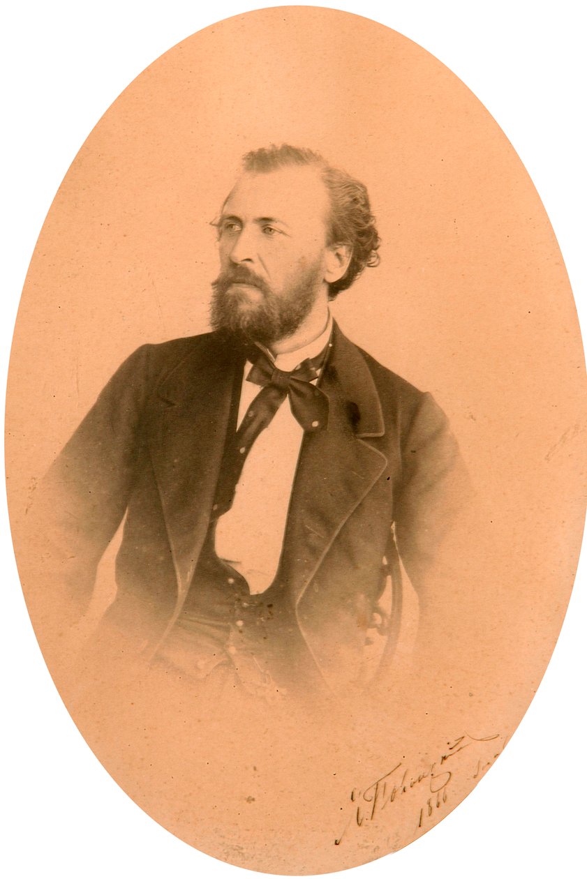 Jakov Polonsky, venäläinen runoilija, 1866 tekijältä Unbekannt