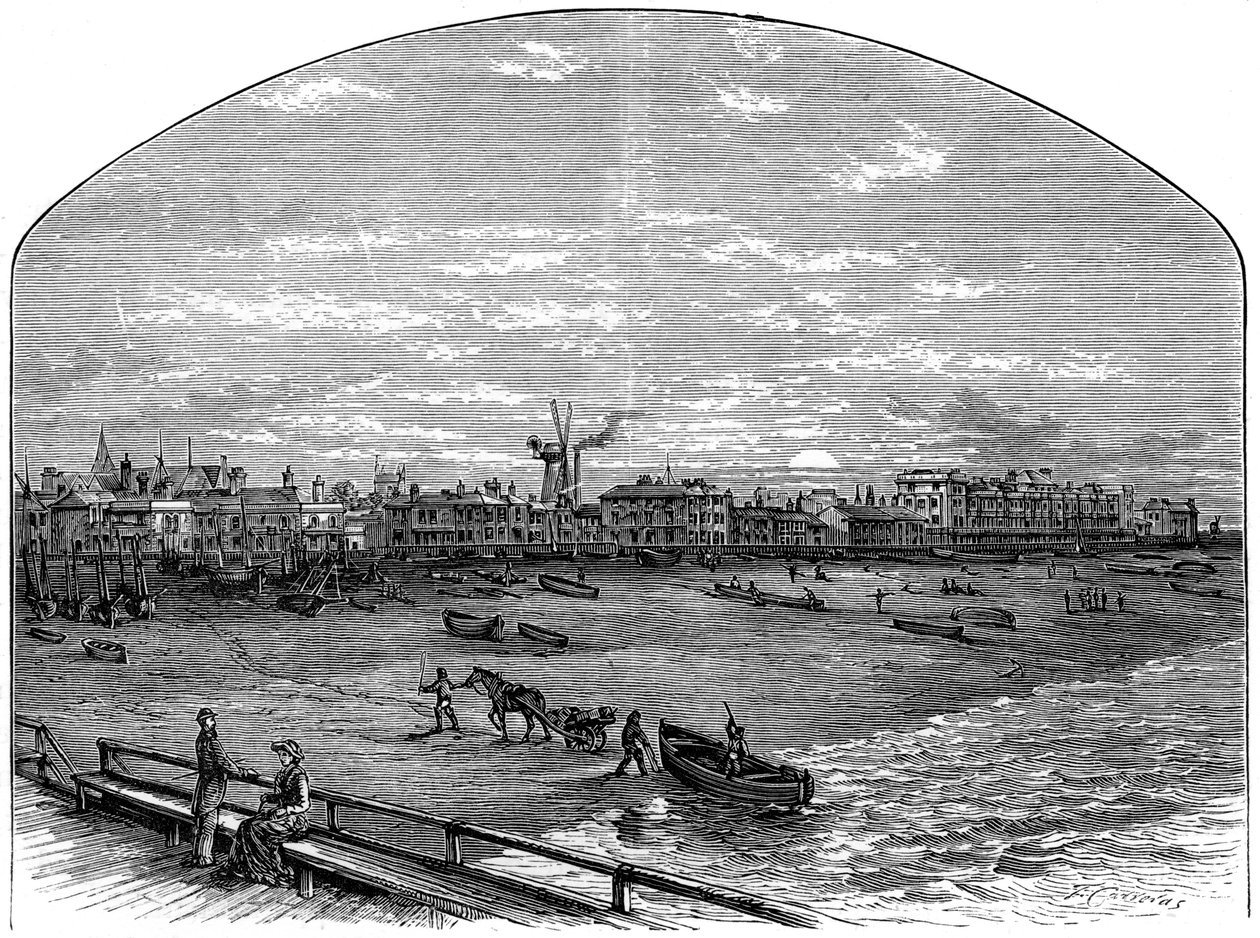 Yarmouth, Isle of Wight, 1800-luvun loppu tekijältä Unbekannt