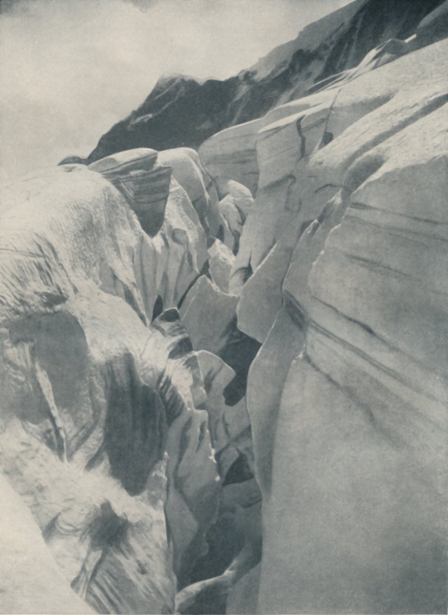Haukottelu, Bergli Grindelwaldin yläpuolella, vuodelta 1935 tekijältä Unbekannt